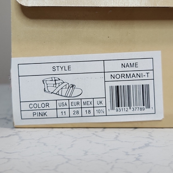 MICHAEL Michael Kors Girls' Youth Normani Pink Sandals, Size 11 ~ BNIB - Picture 6 of 7